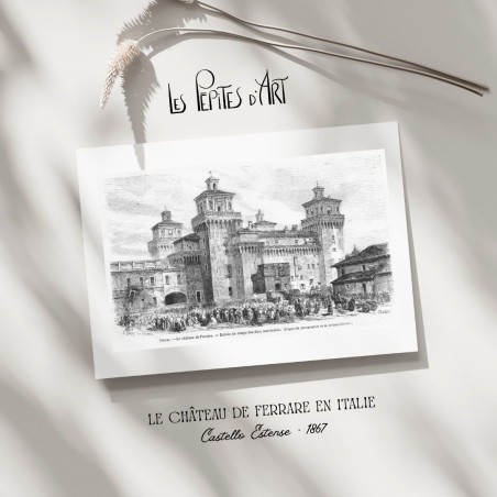 Italie - Château de Ferrare