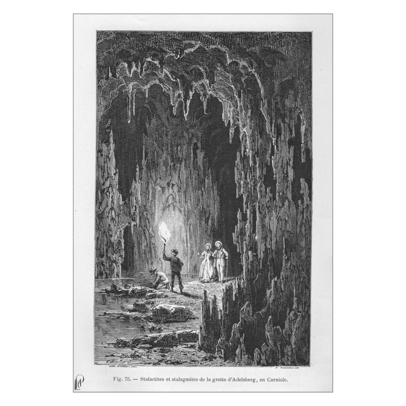 Slovénie . Grotte