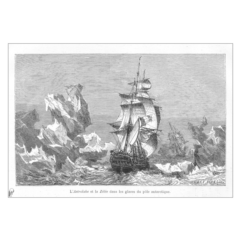 Antarctique . Navires
