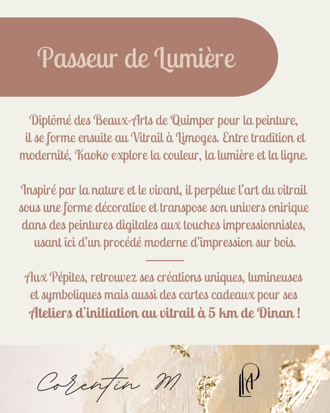 Kaokoart Corentin Maillard Vitrail et Illustration